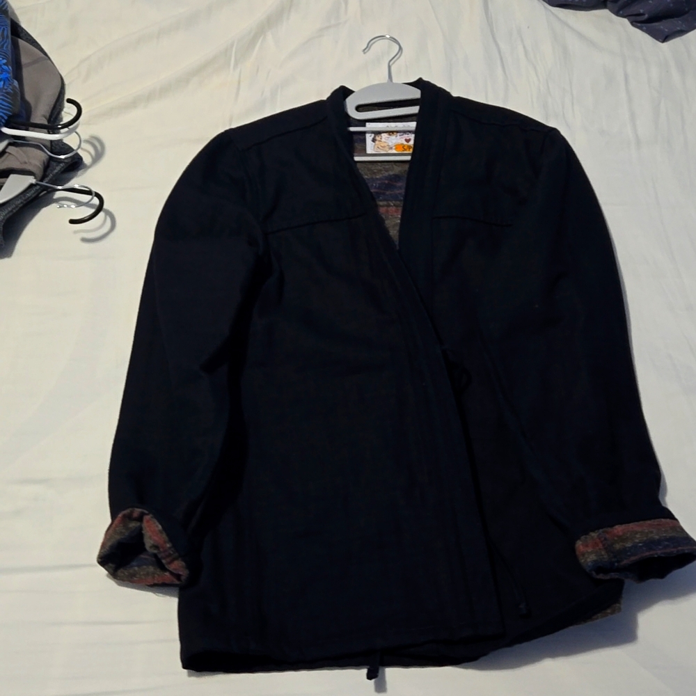 Naked & Famous Kimono shirt, men's small.  Blanket lined Demin -  Indigo